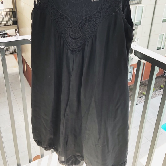 Free People Black Romper with cute bottom - Picture 2 of 2